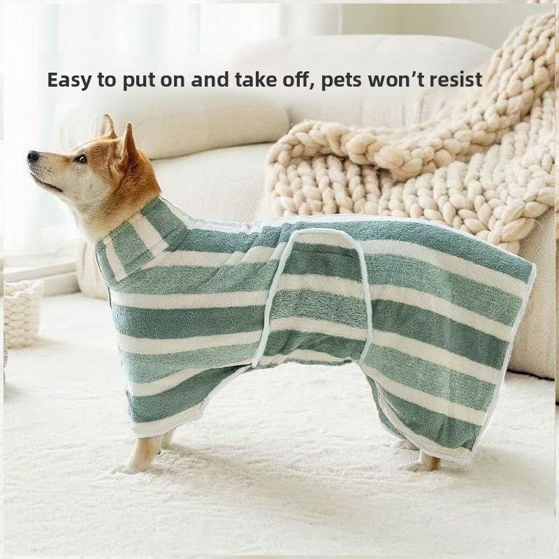 Pawboo Absorbent Pet Bathrobe