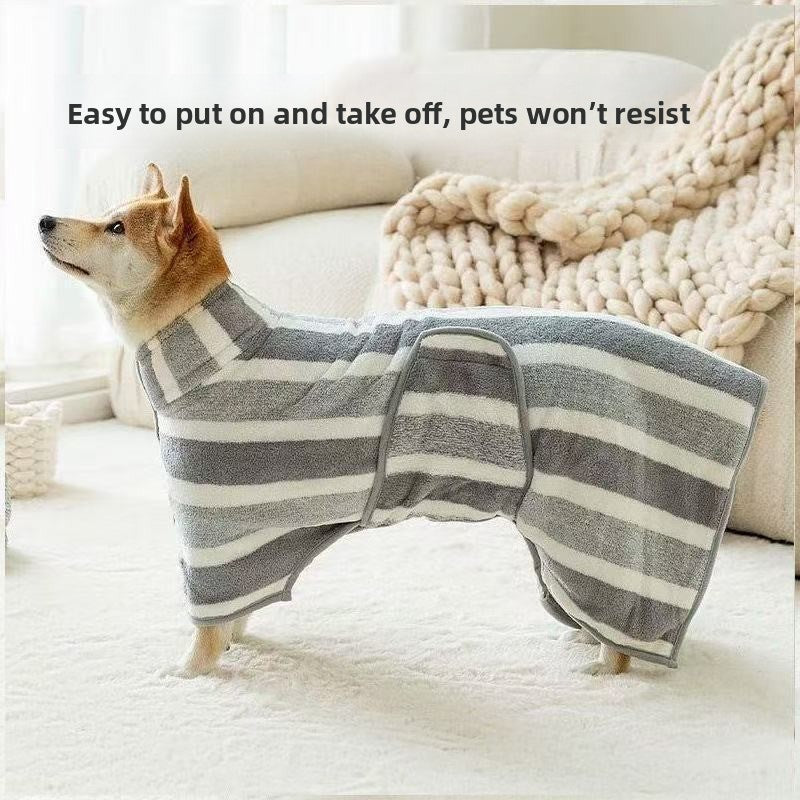 Pawboo Absorbent Pet Bathrobe