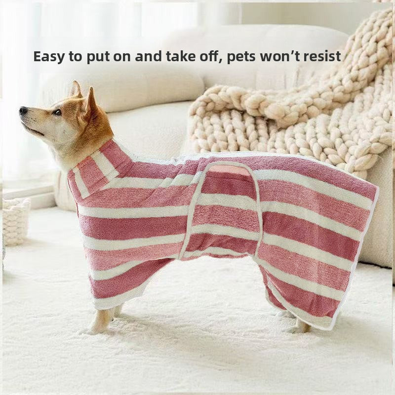 Pawboo Absorbent Pet Bathrobe
