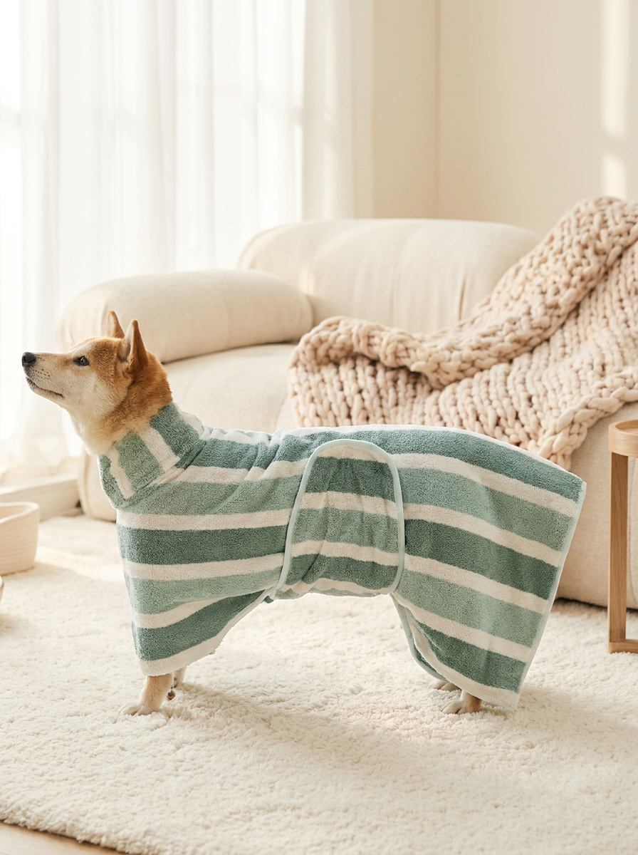 Pawboo Absorbent Pet Bathrobe