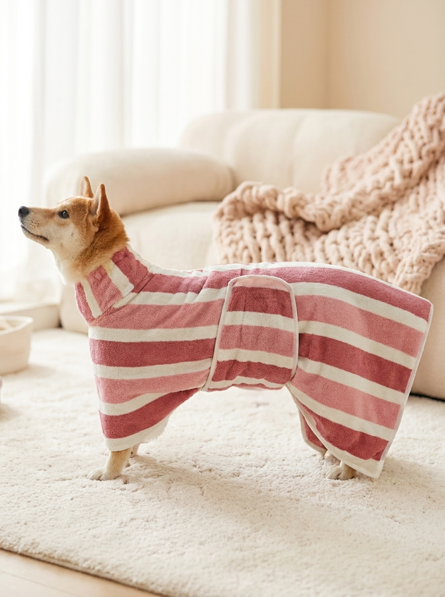 Pawboo Absorbent Pet Bathrobe