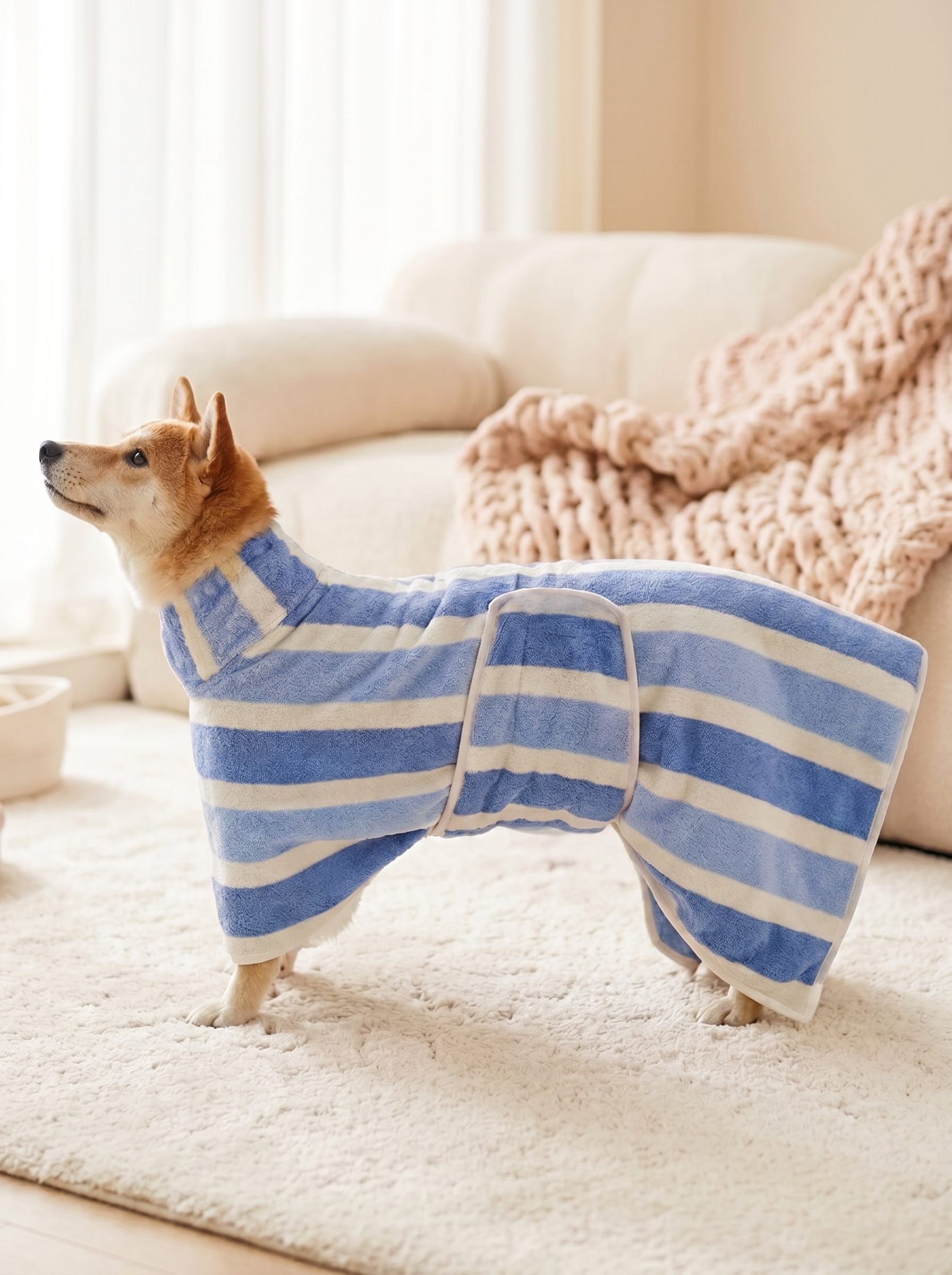 Pawboo Absorbent Pet Bathrobe